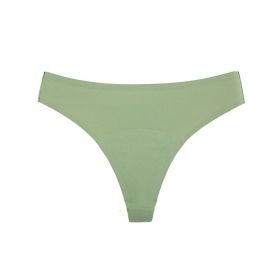Plus Size Four-layer Leak-proof Menstrual Underwear Seamless (Option: Green-XS)