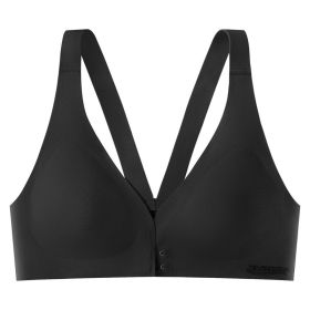 Women's New Front Row Buttons Adjustable Underwear (Option: Fashion Black-L Code)