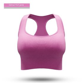 Women Sports Yoga Workout Bra (Option: Glittering Powder-M)