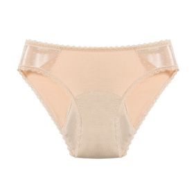 Women's Washable Underwear For Menstrual Period Protection (Option: Apricot-S)