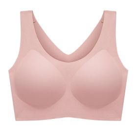 Cloud Seamless Underwear Women's Size (Option: Peach Pink-Plus Size)