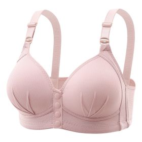 Large Size Front Button Underwear Nursing Without Steel Ring Push Up (Option: 38or85-Cameo)