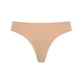 Plus Size Four-layer Leak-proof Menstrual Underwear Seamless (Option: Skin Color-S)
