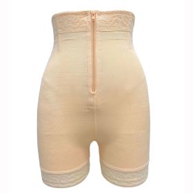 Women's High Waist Shaping Shaping Pants (Option: Skin Color-M)