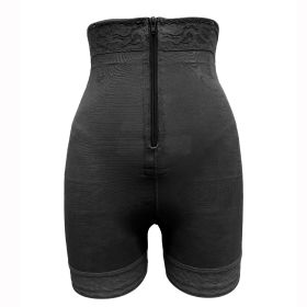 Women's High Waist Shaping Shaping Pants (Option: Black-M)