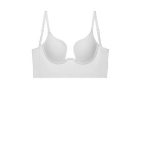 Back Beauty Non-trace Bra Suit (Option: White Single Bra-75B)