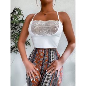 Sexy Tight Fitting White Sexy Bra (Option: White-XL)