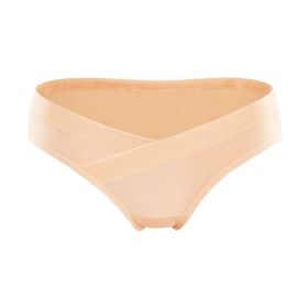 Breathable Pregnant Women During Pregnancy Low Waist Panties (Option: Shrimp-XXXL)