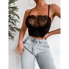Sexy Tight Fitting White Sexy Bra (Option: Black-XL)